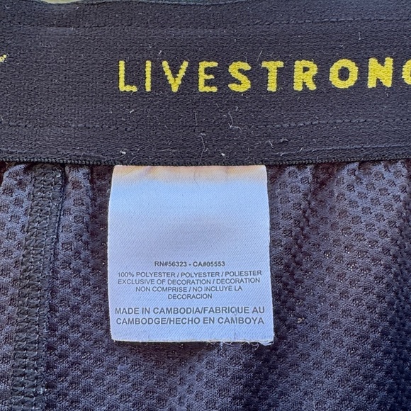 ✔️ NIKE; Black w/Yellow Livestrong Shorts in Men’s Size Large; Nice Condition! - Picture 5 of 12